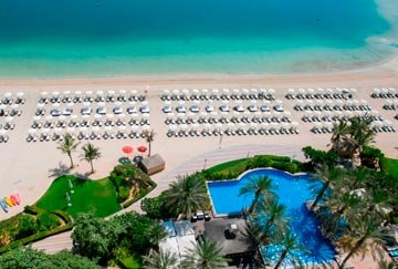 playas privadas de Dubái